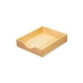 Advantus Hardwood Desk Tray, Letter Size, 2-1/4"H, Oak Finish 7211